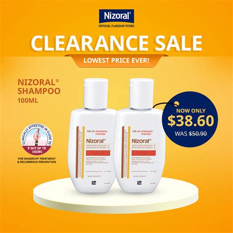 Nizoral® 2% Ketoconazole Anti-dandruff Shampoo 100mlx2|Seborrheic Dermatitis Pityriasis ...