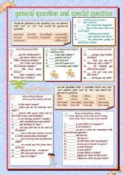 General Question Worksheet 的图像结果