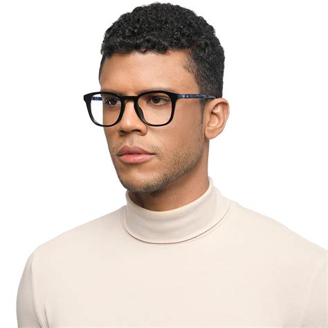 Buy Black Blue Tortoise Full Rim Square Vincent Chase Classic Acetate ...
