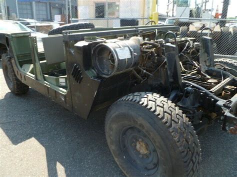 Half Humvee 1985 Engine, gear box, for parts or project for sale