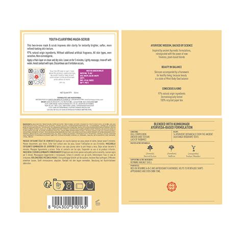 Kumkumadi Youth-Clarifying Mask-Scrub | 2 in 1 Mask Scrub