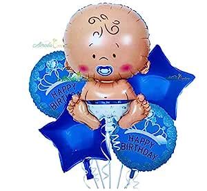 Almoda Creations (Kids Happy Birthday Foil Balloons (Set Of 5) Its A ...