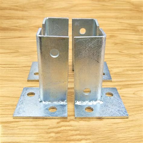 Amazon.com - Railing Post Bracket Ground Mount, 3x3 3x4 4x4 4x6 6x6 7x7 ...