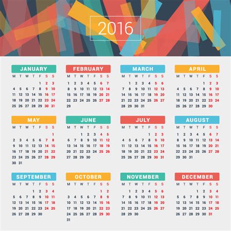 2016年年历高清图,2016年年历表全年,20年的年历图片_大山谷图库