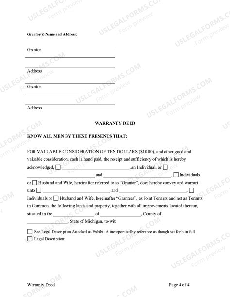Joint Tenancy With Right Of Survivorship Deed Form | US Legal Forms