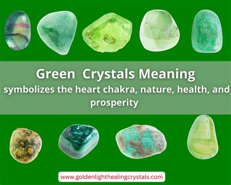 Green Crystals and Stones-Meaning-Healing Properties- Names - Golden ...