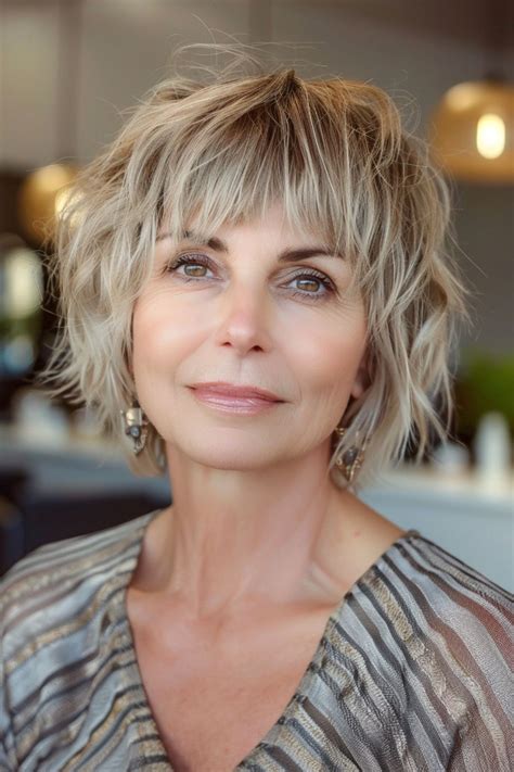 28 Short Shag With Bangs Hairstyles For Every Face Shape | Messy short ...