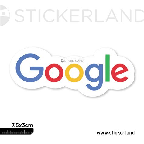 Stickerland India Google Sticker 7.5x3 CM (Pack of 1) – STICKERLAND