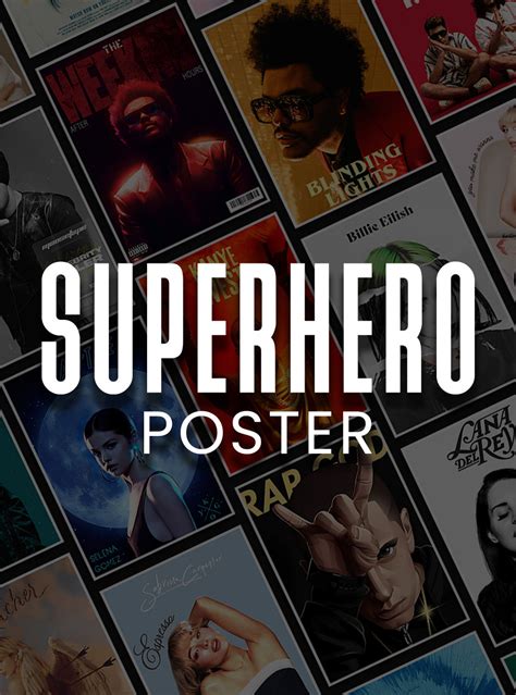 Superhero collection – ThePosterPalette