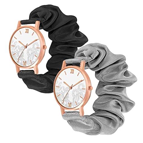 Buy FYLAINCE ™ Combo Pack Scrunchies Watch Classic & Unique Scrunchies ...