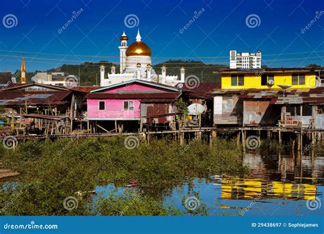 Famed Water Village of Brunei S Capital City Stock Image - Image of ...