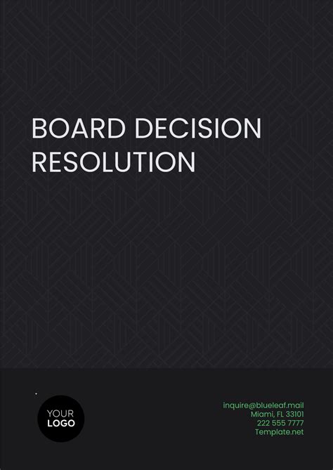 Consent Resolution Template 的图像结果