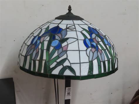 Leaded Glass Floor Lamp