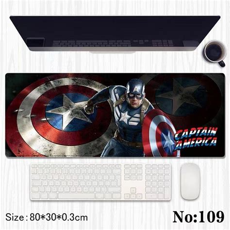 Captain america desktop table mat - Big Daddy Store
