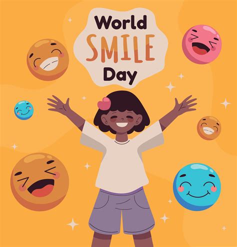 world smile day, card 10796424 Vector Art at Vecteezy