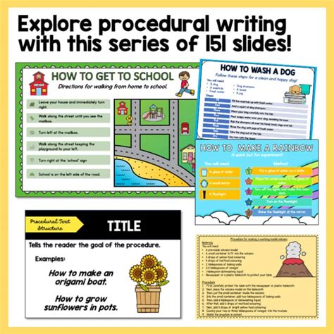 Image result for Procedure Writing Example for Grade 4