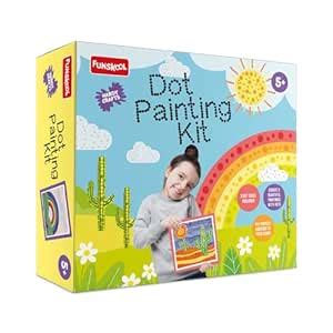 Buy Handycrafts Funskool Dot Painting Kit, DIY Kit, Art and Craft Set ...