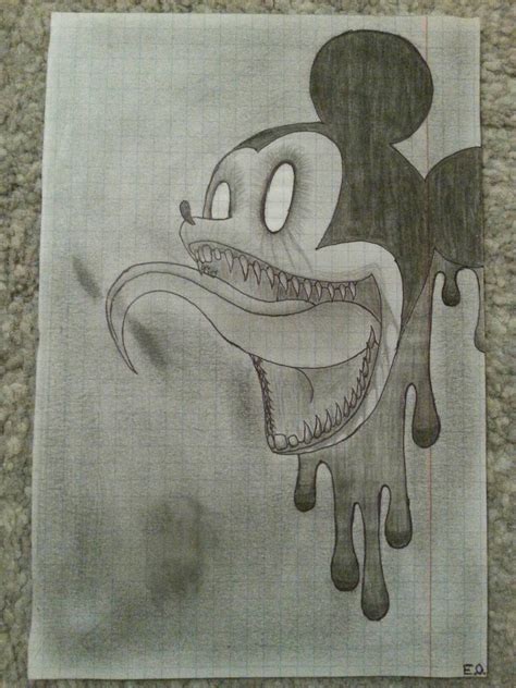 Creepy Mickey Mouse by Deathmoth01 on DeviantArt