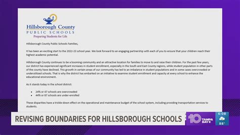Hillsborough schools to consider new district boundaries | wtsp.com