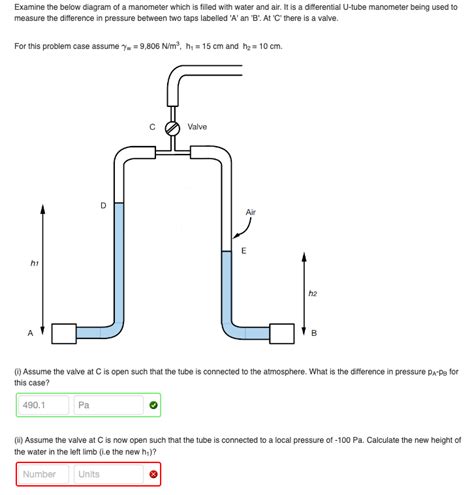 Image result for Manometer Problems Examples