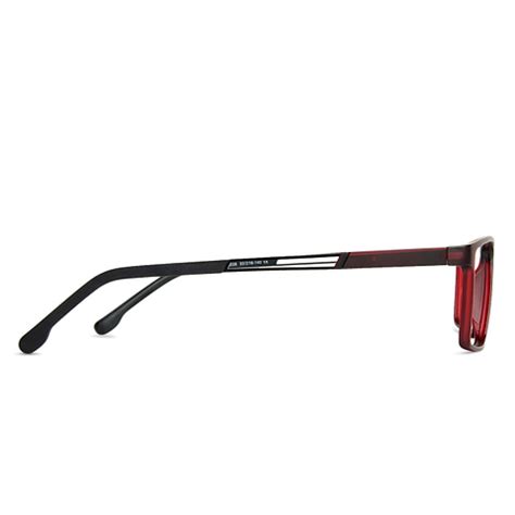 Buy Maroon Black Full Rim Rectangle Lenskart Air Essentials LA E13255 ...