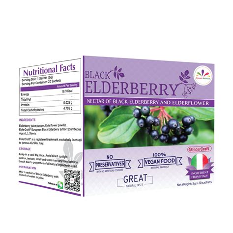 ElderCraft Black Elderberry Juice | For Flu & Influenza | Dynamic Nutrition