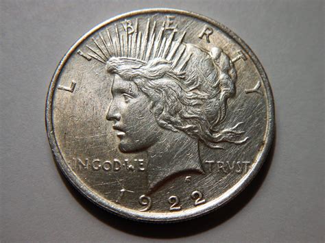 1922-P Silver Peace Dollar - For Sale, Buy Now Online - Item #685993