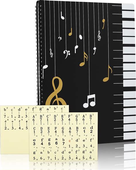N/AN/A CHALA Sheet Music Folders with Keyboard Stickers - India | Ubuy