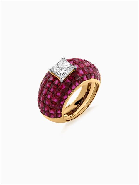 Princess Diamond Cocktail Ring - Evol Jewels