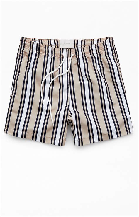 Pacsun Multi Stripe 4" Swim Trunks | PacSun