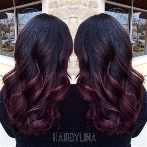 Burgundy ombre on Instagram @ mirror_mirror_onthewall | Hair color ...