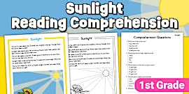 First Grade What is Lightning Reading Comprehension