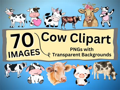70 Cow Clipart Images - Pngs With Transparent Backgrounds - Cows ...