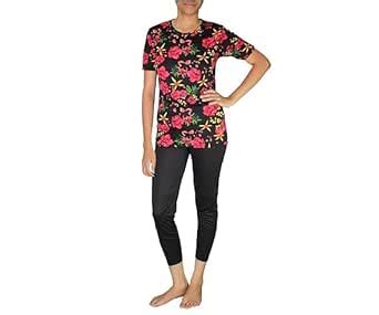 Buy SoftSwiss (S to 3XL 2 Piece Swimming Dress for Women with Pads | T ...