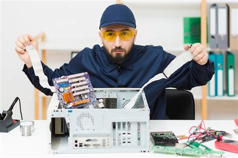 Image result for Man Repairing Computer