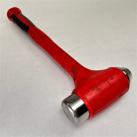 Snap On 56 oz Ball Peen Soft Grip Dead Blow Hammer (Red), HBBD56 - Shop ...