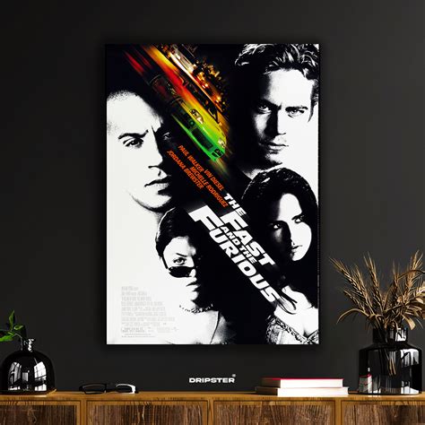 The Fast and the Furious – Original Classic Movie Poster – Dripster