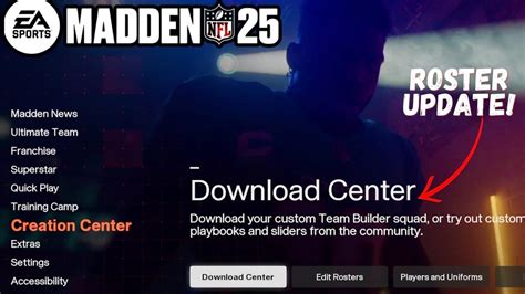 How To Get Updated Rosters in Madden 25 - YouTube