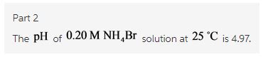 Calculate the pH of a 0.20 M solution of KCN at 25.0 ∘C - Home Work ...