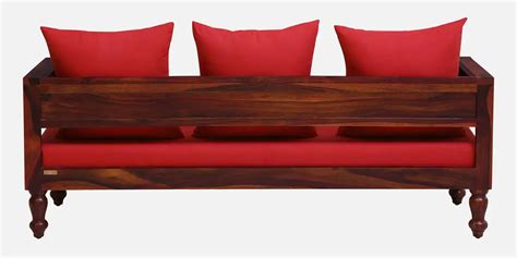 Anamika Sheesham Wood 3 Seater Sofa