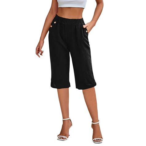 Womens Long ShortsKnee Length Shorts Women, Long Shorts for Women ...