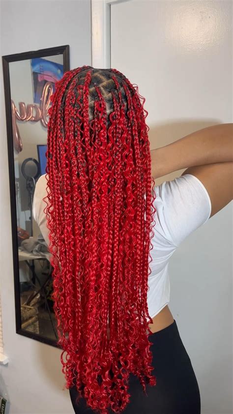 Red box braids – Artofit