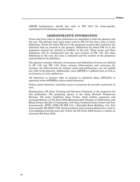 FM 5-0 - Army Planning & Orders Production | PDF