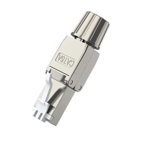 Buy DKURVE® RJ45 Plug for Cat6a Cat6 Cables Toolless modular Connectors ...