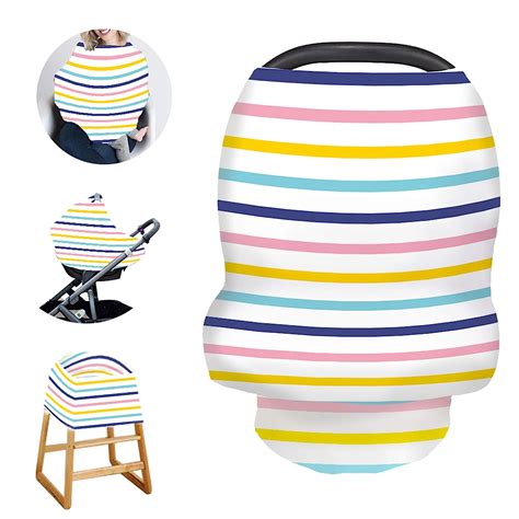 Buy Stretchy Baby Cover with 4-in-1 Multi-use for Baby Carseat ...