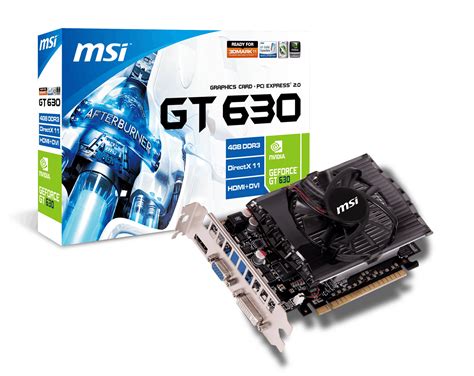 MSI GeForce GT 630 4GB: beste prijs - Tweakers