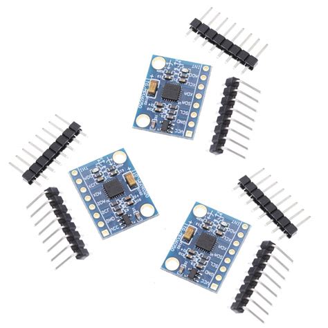 Buy Helonge GY-521 MPU-6050 Module, 3 Pcs MPU6050 Board 3 Axis ...