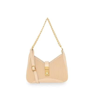Buy ESBEDA Beige Color Luxe Chain Flap Sling Bag For Women at Amazon.in