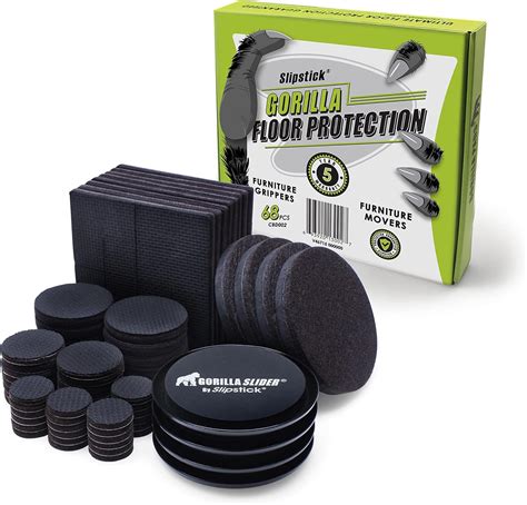 Slipstick GorillaPads Non-Slip Furniture Pads & Furniture Sliders ...