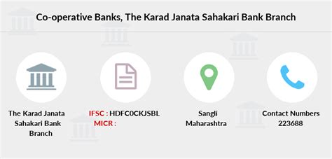 Co-operative Banks The Karad Janata Sahakari Bank IFSC Code HDFC0CKJSBL